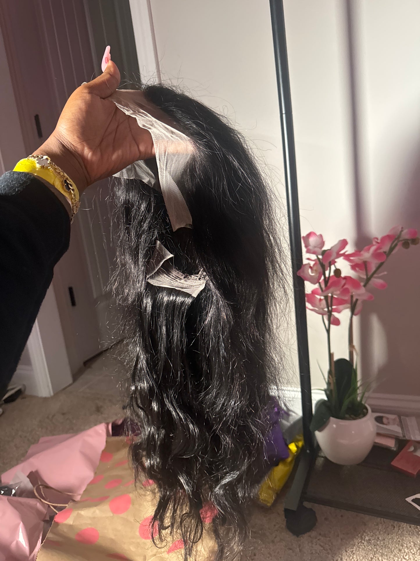 NEW - 13x6 Lace Front Knots Bleached
